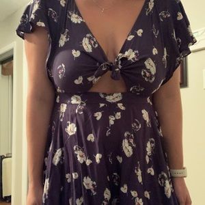 Urban Outfitter Kimchi Blue Floral Romper